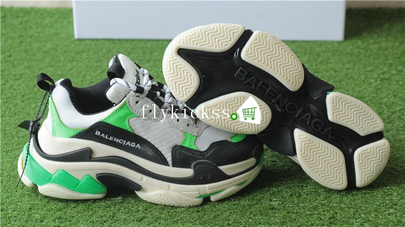 Balenciaga Triple S Mr Porter Neon Green 2018